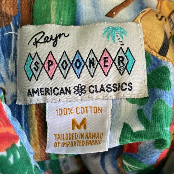 Reyn Spooner vintage made in Hawaii Danny Boy Irish shirt VGUC - Picture 3 of 3